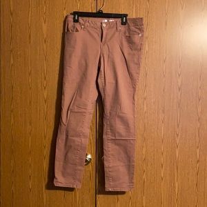 5/$25 Pink Skinny Pants Juniors Size 15